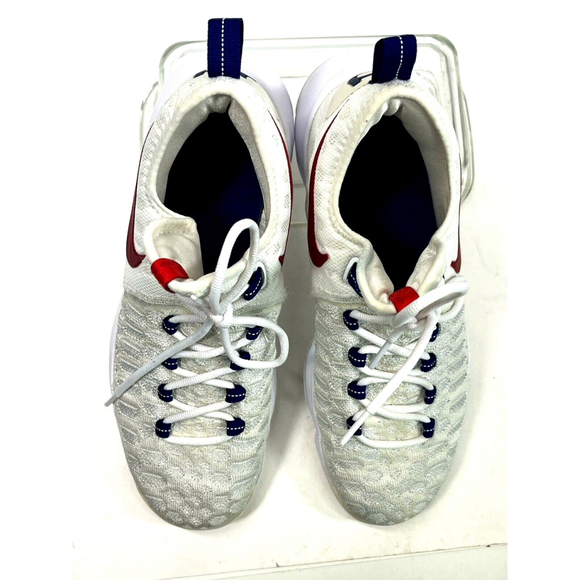 Nike KD9 Olympic Men's 9.5 US Shoes 843392-160 White Red Blue USA - Picture 4 of 16
